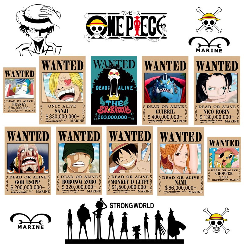 3DBa Chiều Thông Qua Tường ONE PIECE LUFFY  Có Thể Loại Bỏ Các Áp Phích Phim Hoạt Hình Cá Tính Nền Dán Phòng Ngủ Phòng K