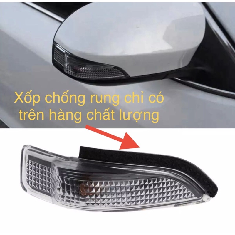 ✅1 Đèn xi nhan trên gương. vios 14-19. Yaris, Altis có sẵn bóng. hàng chất lượng chuẩn.