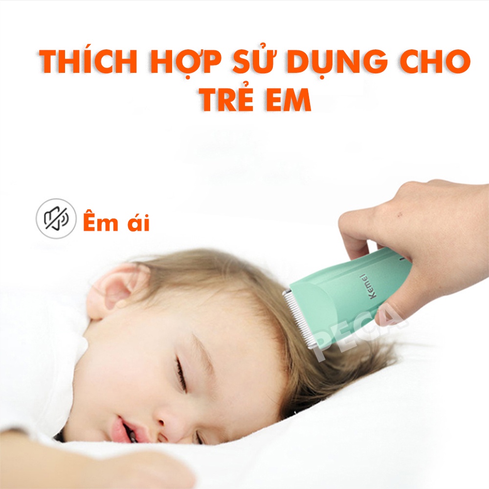 Tông đơ cắt tóc trẻ em không dây Kemei KM-811 tông đơ cắt tóc không dây chính hãng