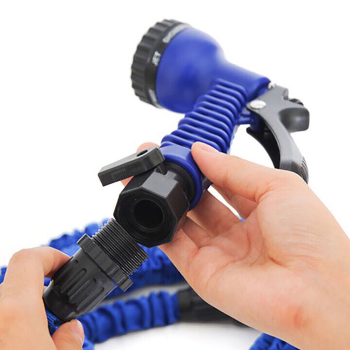 Vòi Xịt Giãn Nở 15M Đa Năng Vòi Xịt Tăng Áp Tưới Cây, Rửa Xe Thông Minh Cực HOT