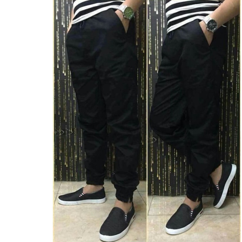 quần kaki khóa chân ống côn nam nữ
