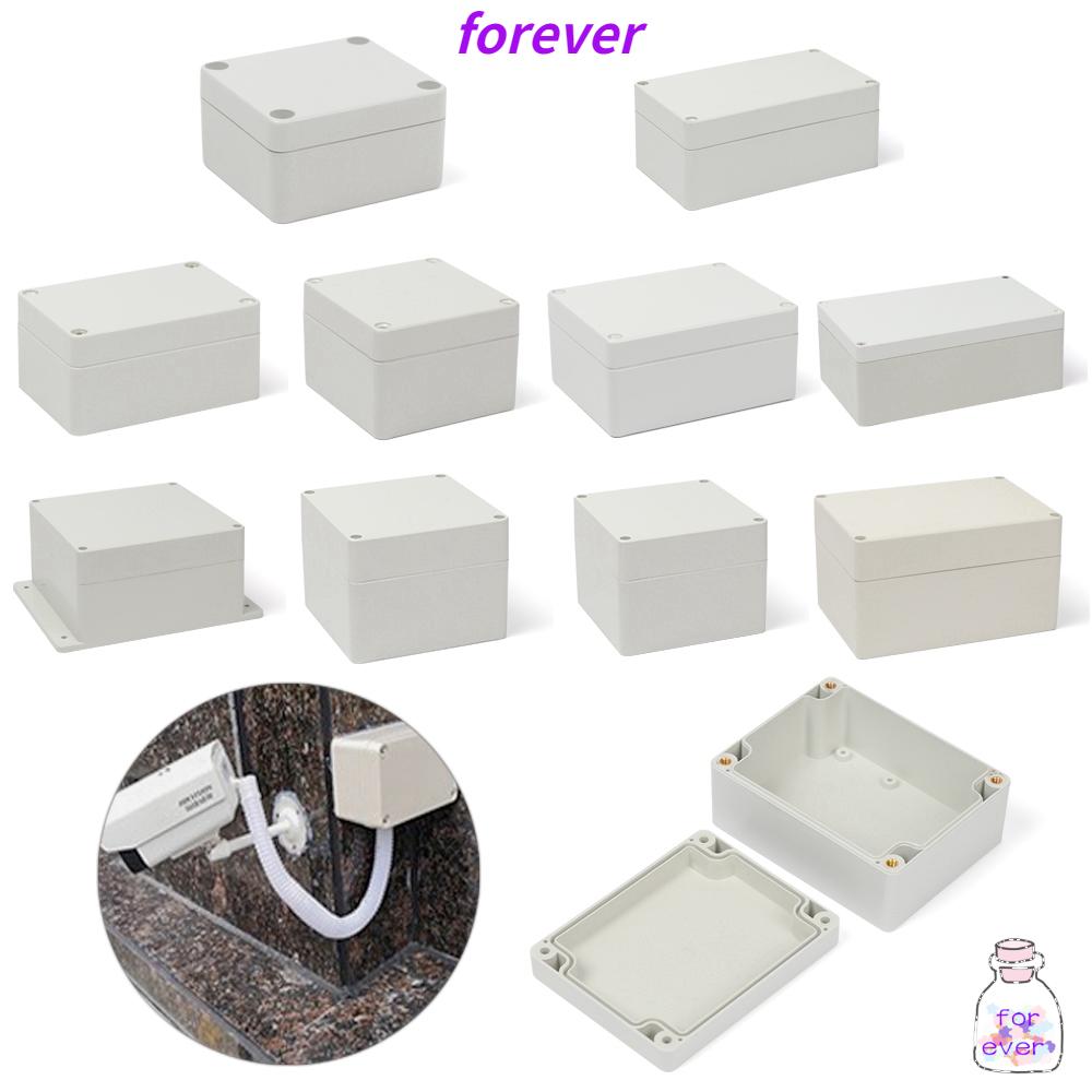 Hộp lắp điện bằng nhựa ABS chống thấm nước màu trắng xám chuyên dụng