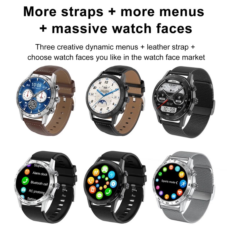 Đồng Hồ Thông Minh DT70 Đa Năng 2022 1.39-Inch ECG IP68 KK70 Kết Nối Bluetooth