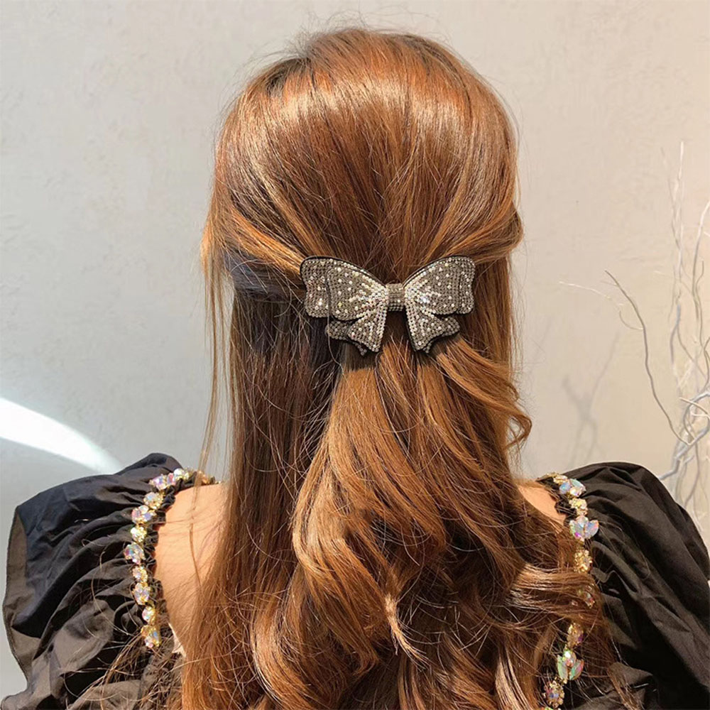 Kẹp Tóc Hình Nơ Thời Trang Hàn Quốc Cho Nữ