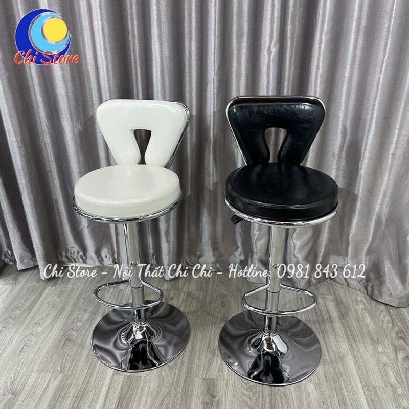 Ghế Makeup, Ghế Trang Điểm, Ghế Quầy Bar Tựa Xoay Bọc Da Cao Cấp Mẫu Mới Nhất