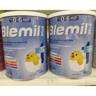 Sữa công thức Blemil Plus1 400g dành cho trẻ sơ sinh đến 6 tháng tuổi