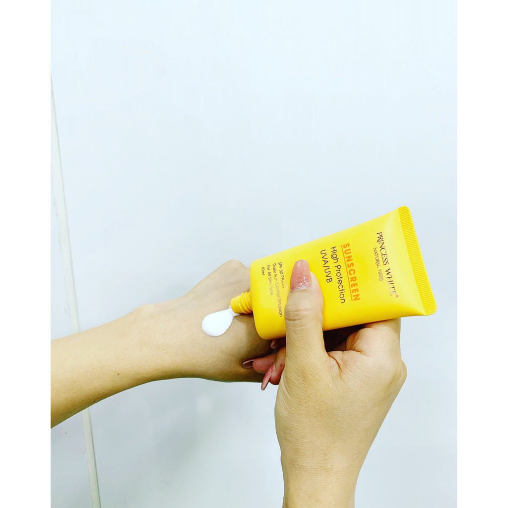 KEM CHỐNG NẮNG VẬT LÝ THẾ HỆ MỚI PRINCESS WHITE HÀNG CHÍNH HÃNG