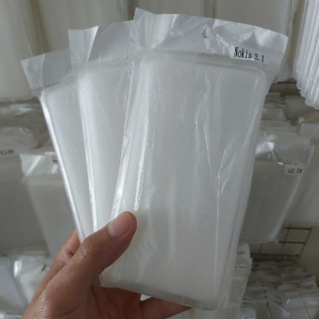 Bộ 3 chiếc ốp silicon trong suốt nokia 2.1 (loại A)