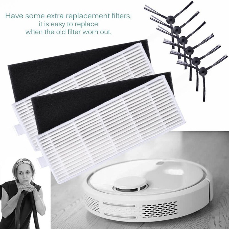 Suitable for Ilife Sweeper Accessories Filter A8 A6 X620 X623 Side Brush Rolling Brush Filter Side Brush