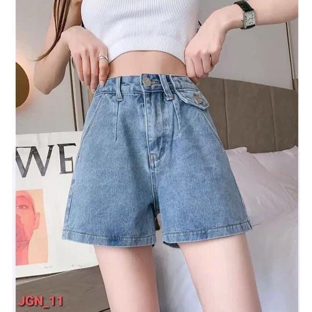 Quần short jean bò nữ cạp lưng cao ngắn ôm demin phong cách hàn quốc xu hướng hè 2022 kozoda QJ14 | BigBuy360 - bigbuy360.vn