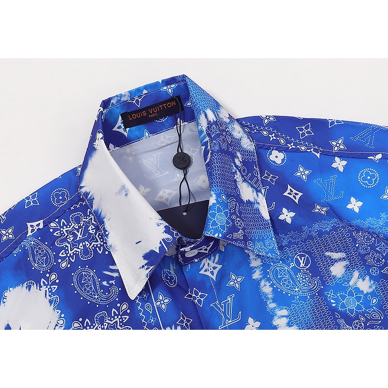 Spot Mới Llllvv Áo Sơ Mi Dài Tay In logo Chữ Cái Đầy Đủ Phong Cách Cho Nam Và Nữ