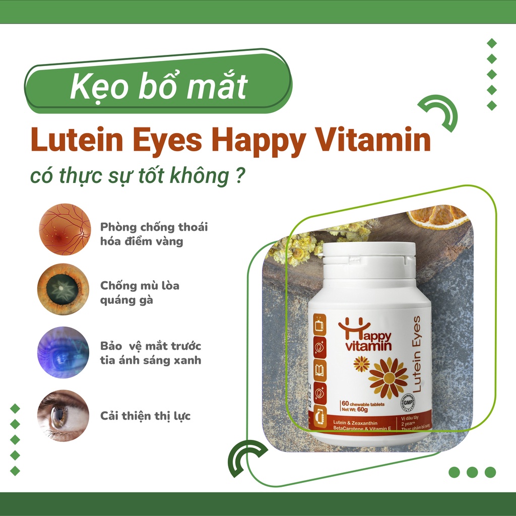 Kẹo bổ mắt Lutein Eyes