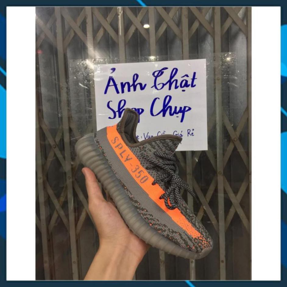 Tết Xả Mới - Giày yeezy 350 v2 vạch kẻ cam nam nữ AL6 * . ' ¹