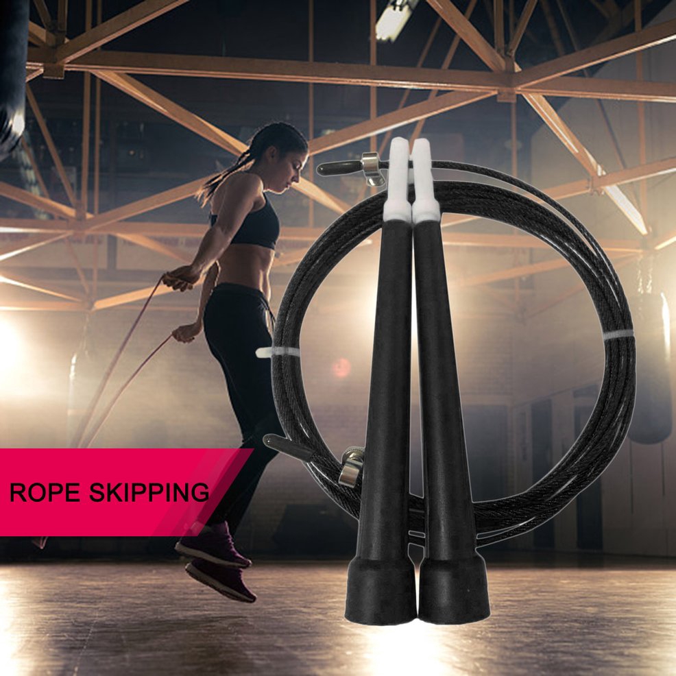 ☆FY☆Steel Wire Jump Rope Ultra-speed Ball Bearing Skipping Rope Jumping Rope