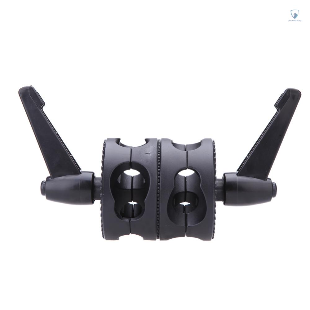 Giá Đỡ Đèn Phản Quang Hai Đầu Dạng Kẹp Xoay Cho Studio Chụp Ảnh