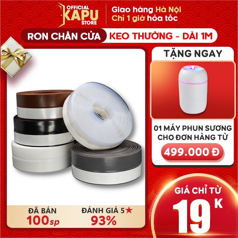 Ron chân cửa dính tốt chống gió lùa, côn trùng, keo 3M thường