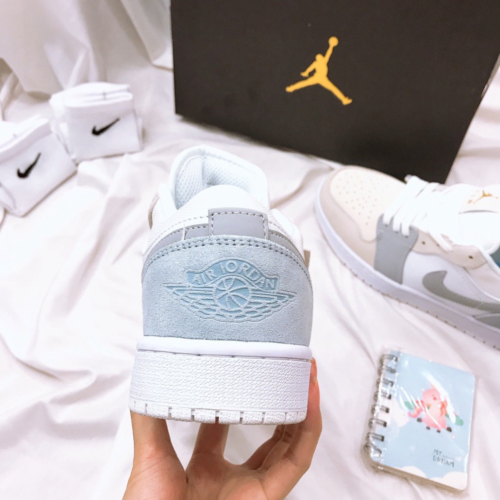 [Video_Ảnh Thật] Giày Jordan Cổ Thấp Nam Nữ, Giày Sneaker JD1 Xanh Paris Cổ Thấp Thời Trang Cao Cấp Hottrend 2022 | WebRaoVat - webraovat.net.vn