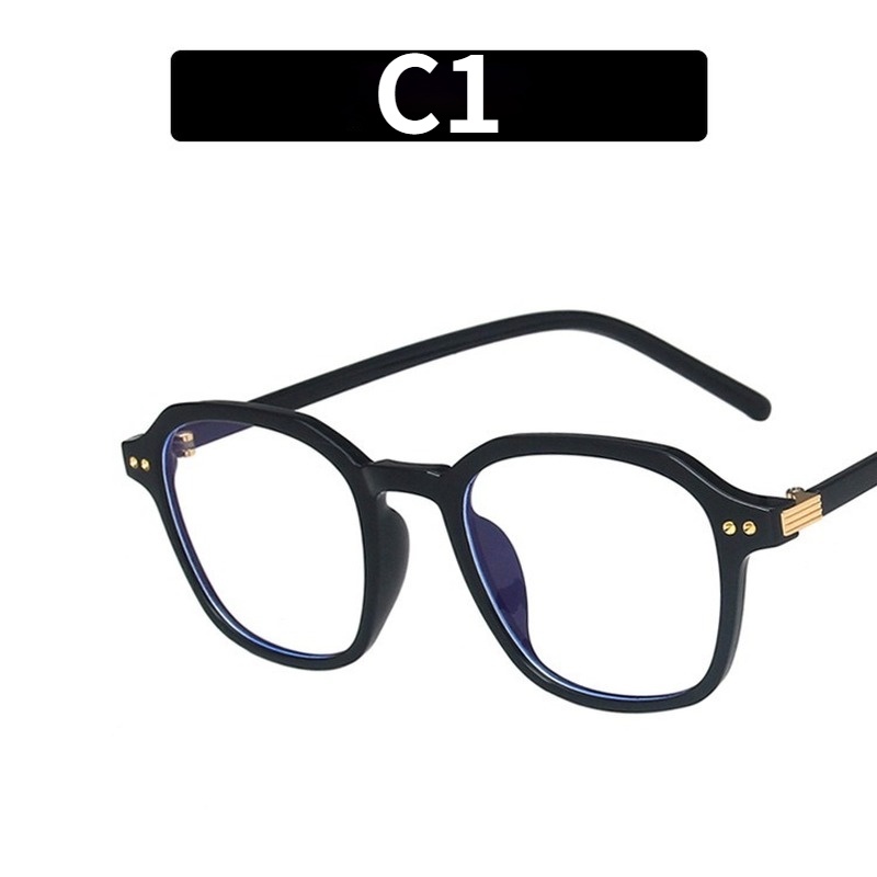 Mắt kính gọng vuông chống ánh sáng xanh thời trang Tr90