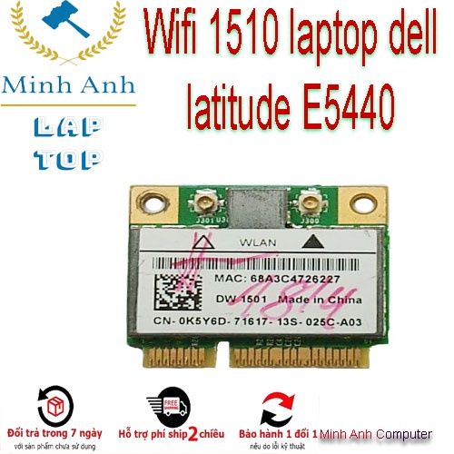 Wifi 1510 laptop dell latitude E5440