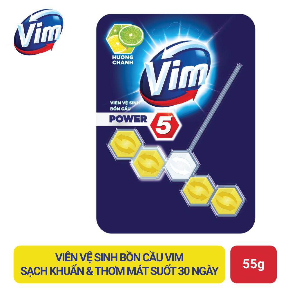 Viên vệ sinh bồn cầu VIM (55g)