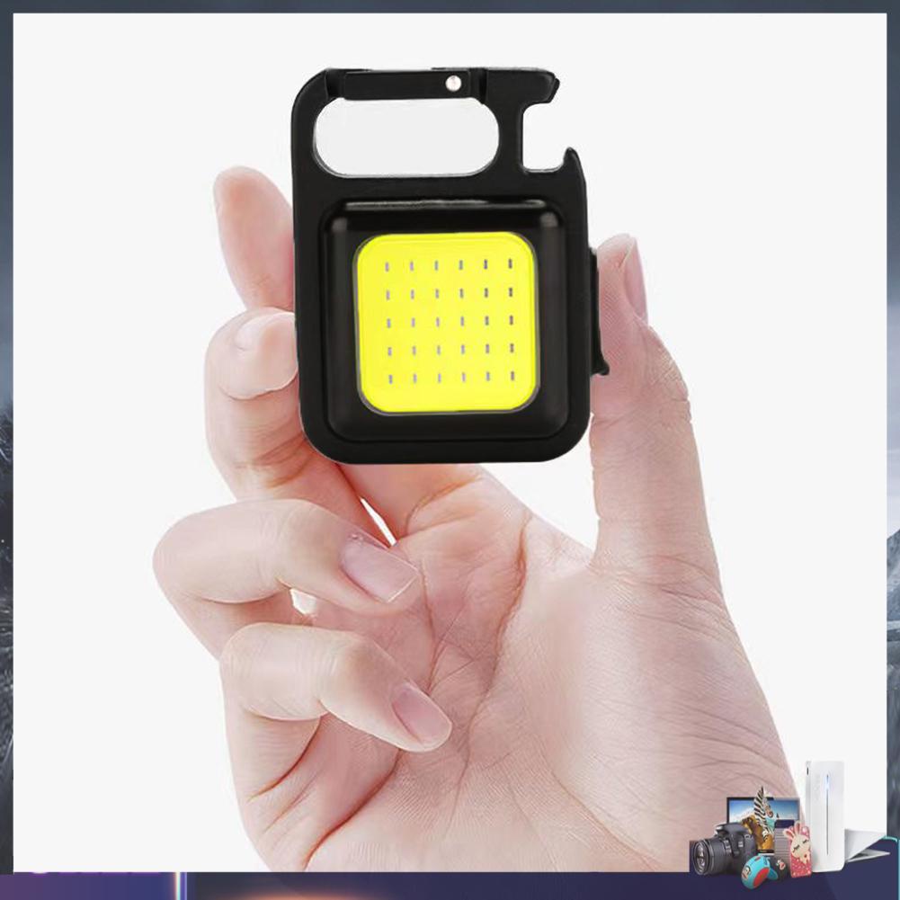 Móc Khóa Đèn LED COB Mini 400lm Chống Nước 4 Chế Độ