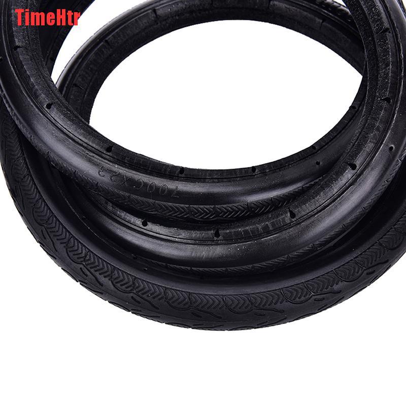 TimeHtr 1 Pcs Fixed Gear Solid Tires Inflation Free Never Flat Bicycle Tires 700C x 23C