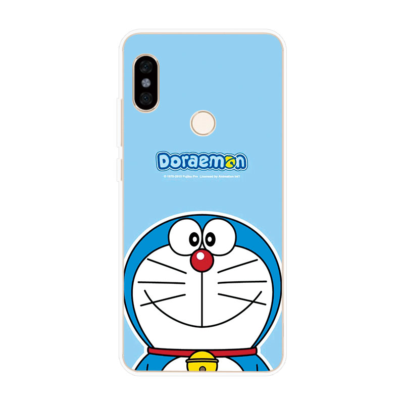 Ốp lưng TPU mềm Xiaomi Redmi Note 4 4X 5A Prime 5 6 Pro Doraemon hoa văn