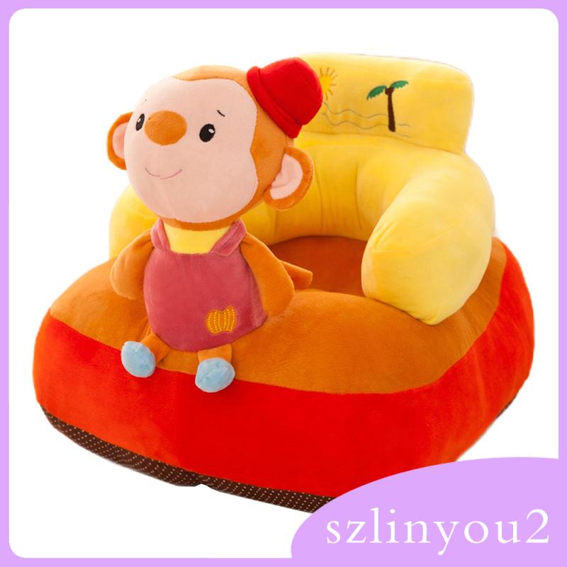 Đồ Chơi Ghế Sofa Hình Động Vật Hoạt Hình Dễ Thương Cho Bé Sơ Sinh Tập Ngồi cover