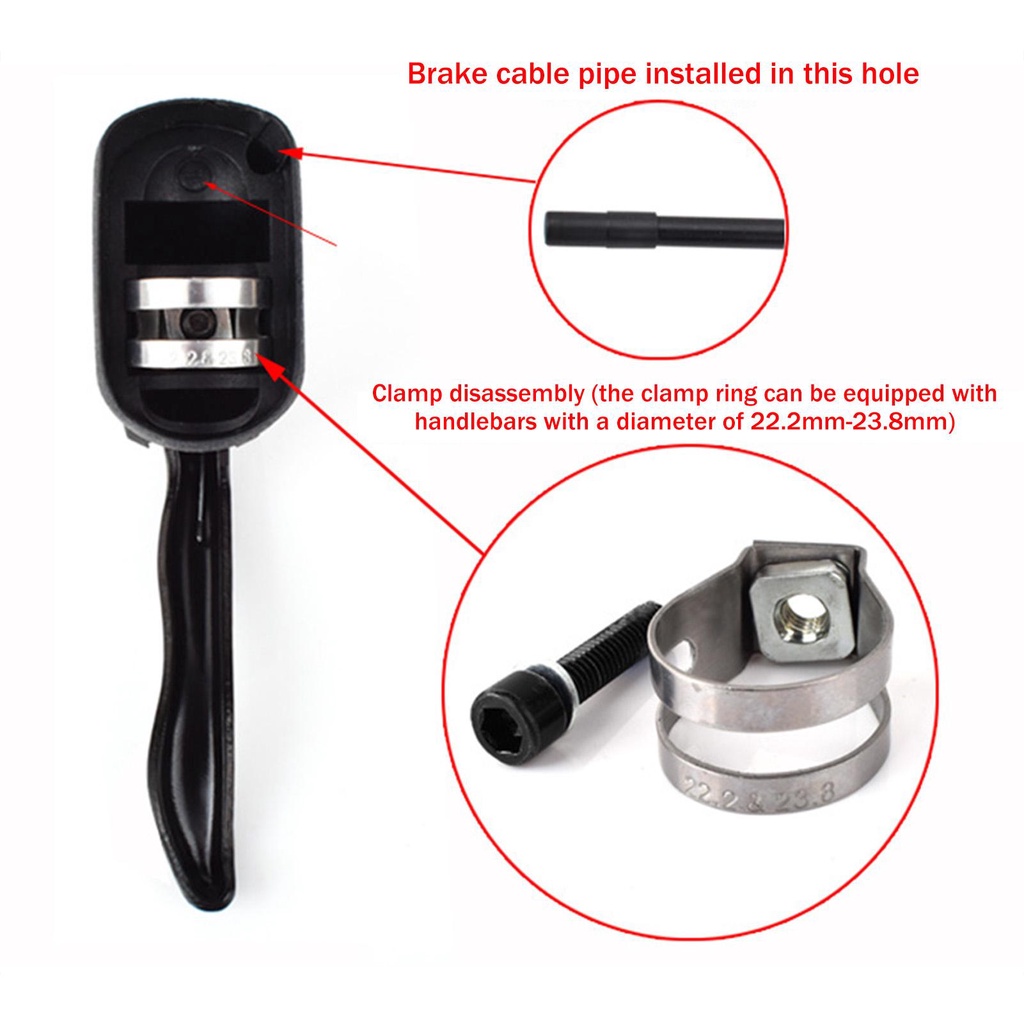 1 Cặp Tay Thắng Xe Đạp Địa Hình Bằng Hợp Kim Nhôm Đường Kính 22.2-23.8 mm Chuyên Dụng