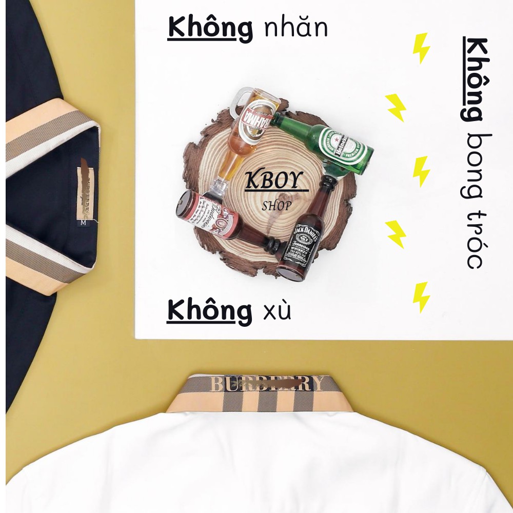 Áo Sơ Mi Nam Tay Dài [𝐅𝐑𝐄𝐄 𝐒𝐇𝐈𝐏]Áo sơ mi 2 màu TRẮNG ĐEN vải mềm mịn, thoáng mát basic trẻ trung - F099 | BigBuy360 - bigbuy360.vn