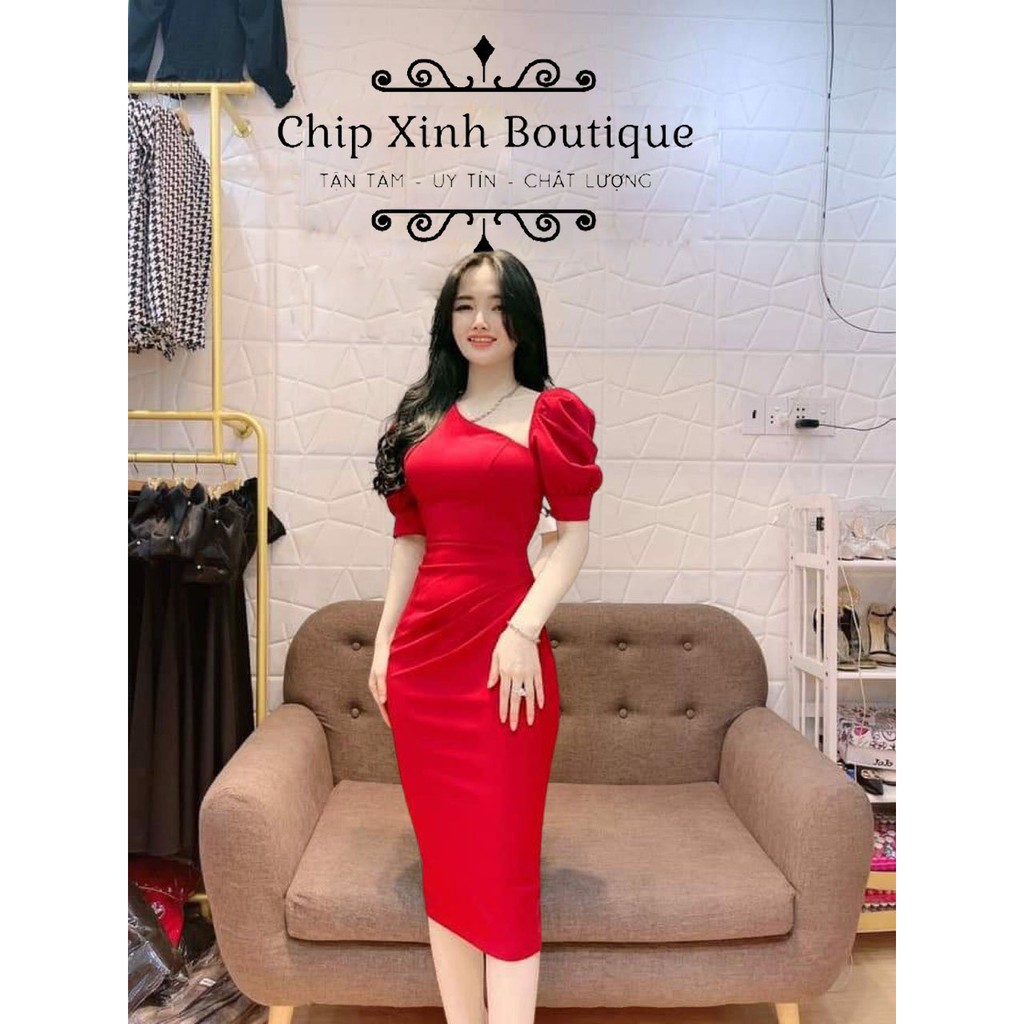 Váy thiết kế cao cấp,Váy nữ xinh cá tính, váy công sở nữ Chip Xinh V1 | BigBuy360 - bigbuy360.vn