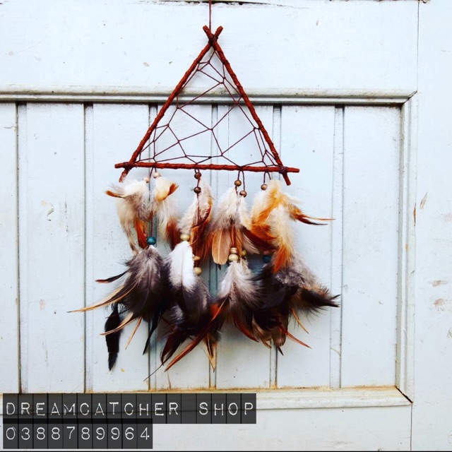 DREAMCATCHER Tam giác đính hoa (ẢNH THẬT SHOP CHỤP) | Dream catcher | Vòng bắt giấc mơ