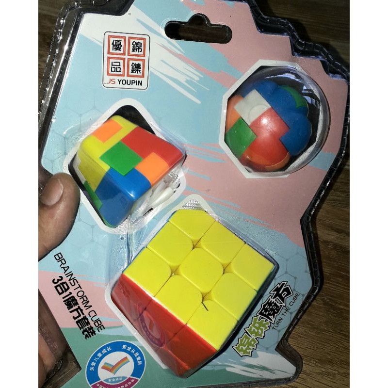 Sét 3 cục rubik 3x3x3 loại tốt rất đẹp