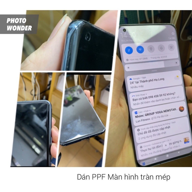 Tấm dán Xiaomi Mi 11 dán PPF mặt trước, dán mặt sau, dán màn hình, dán mặt lưng Full viền chuẩn