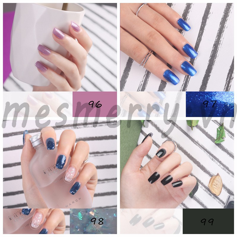 Sơn móng tay dạng gel gồm 71 màu sắc dung tích 10ml  USHINE