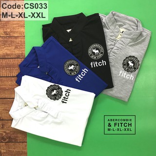 Áo thun nam cổ trụ Abercrombie Fitch gồm 4 màu (size M ->XXL) 033