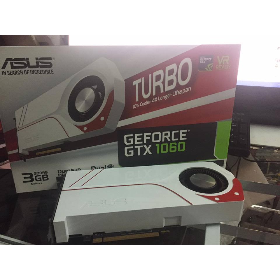 Card Màn Hình ASUS - GTX 1060 3GB Vram Turbo ( Boss GAMING , RENDER )