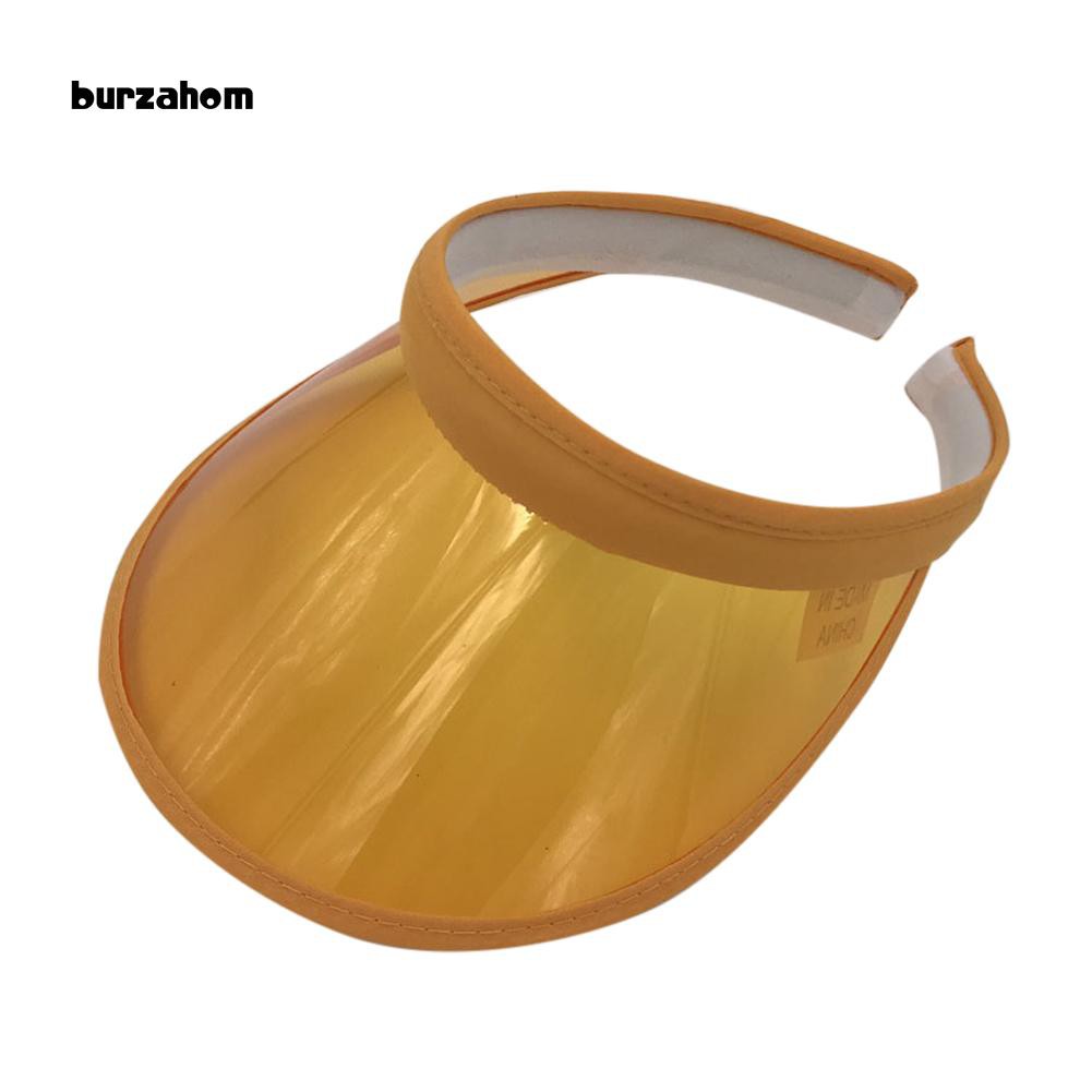 Mũ lưỡi trai hở chóp bằng nhựa PVC chống tia UV thoáng khí