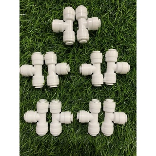 Cút Tê 3 đầu nối nhanh phi 6 - máy lọc nước