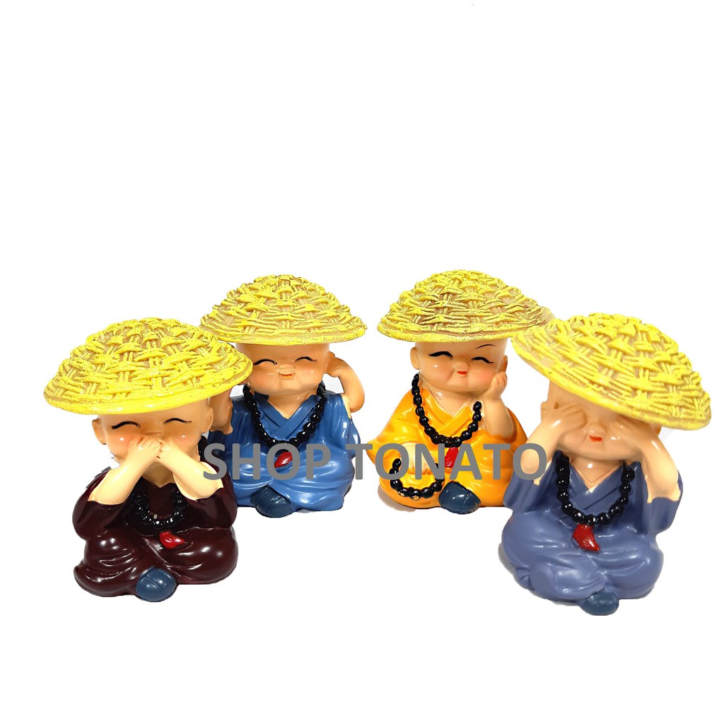 BỘ TƯỢNG 4 CHÚ TIỂU TỨ KHÔNG CAO 5CM