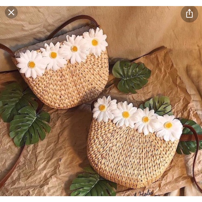 Túi cói - lục bình vintage đi biển thiết kế hàng đẹp SẴN HÀNG( sỉ và lẻ)