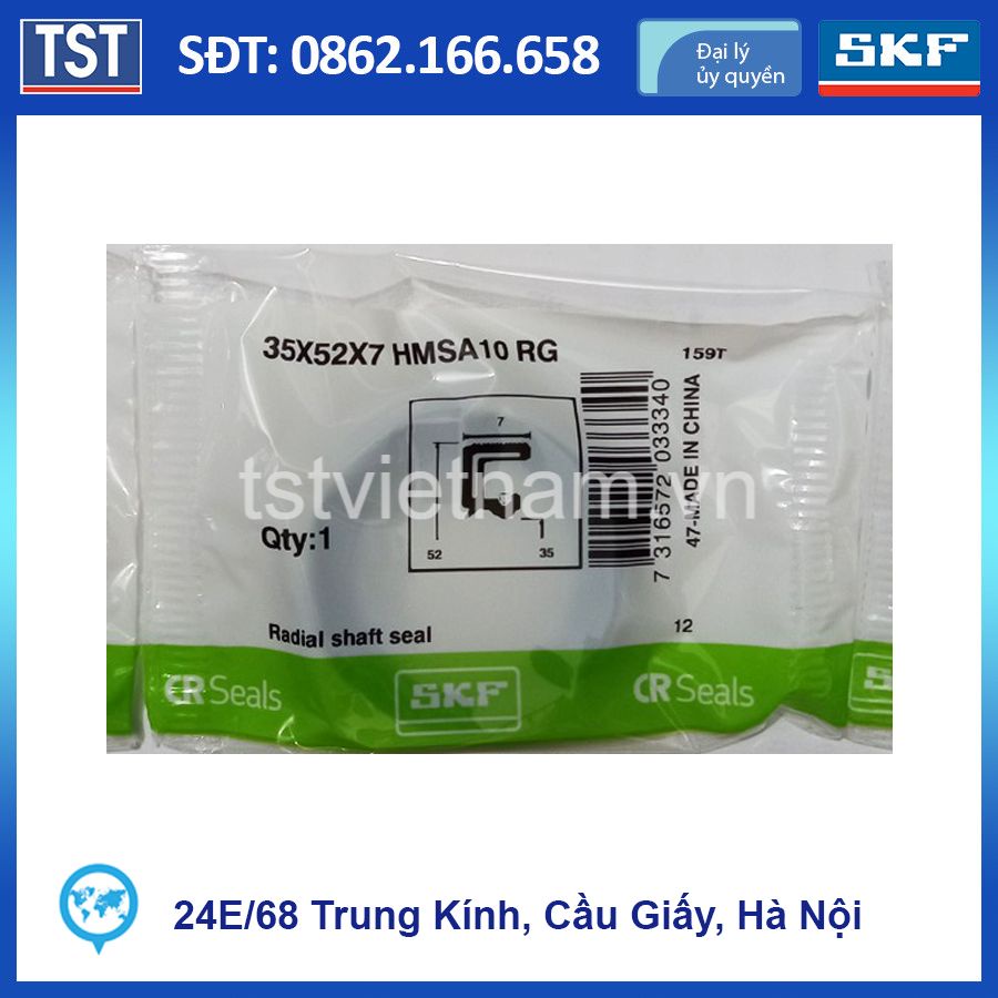 Phớt chặn dầu SKF 35x52x7 HMSA10 RG