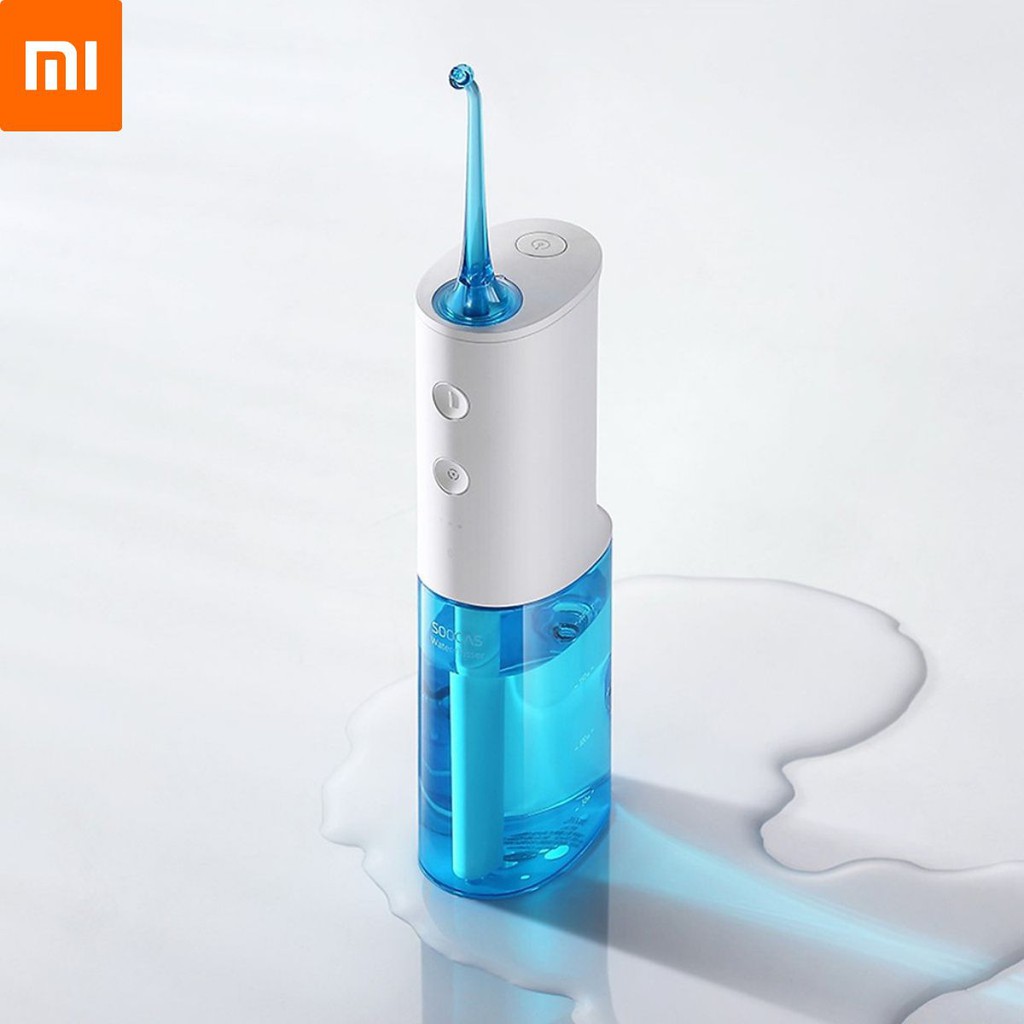 Máy tăm nước Xiaomi - Vệ Sinh Răng Miệng Xiaomi Soocas Portable Oral Irrigator W3 (1 đầu tăm)- Mi Ho