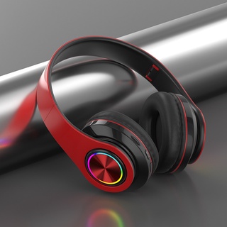 Tai nghe bluetooth chụp tai  Led B39 - bluetooth 5.0 tặng kèm jack cắm PC