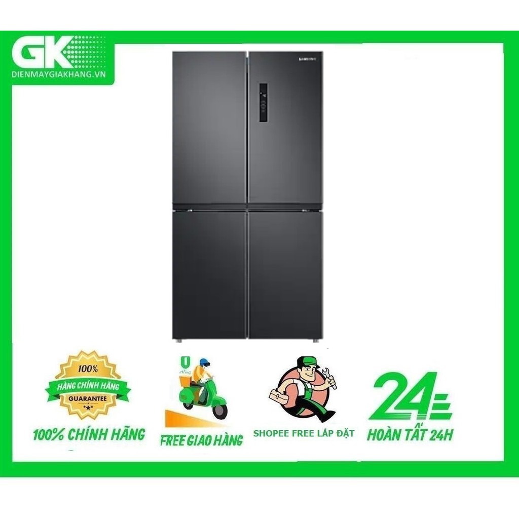 Tủ lạnh Samsung Inverter 488 lít RF48A4000B4/SV Mới 2021
