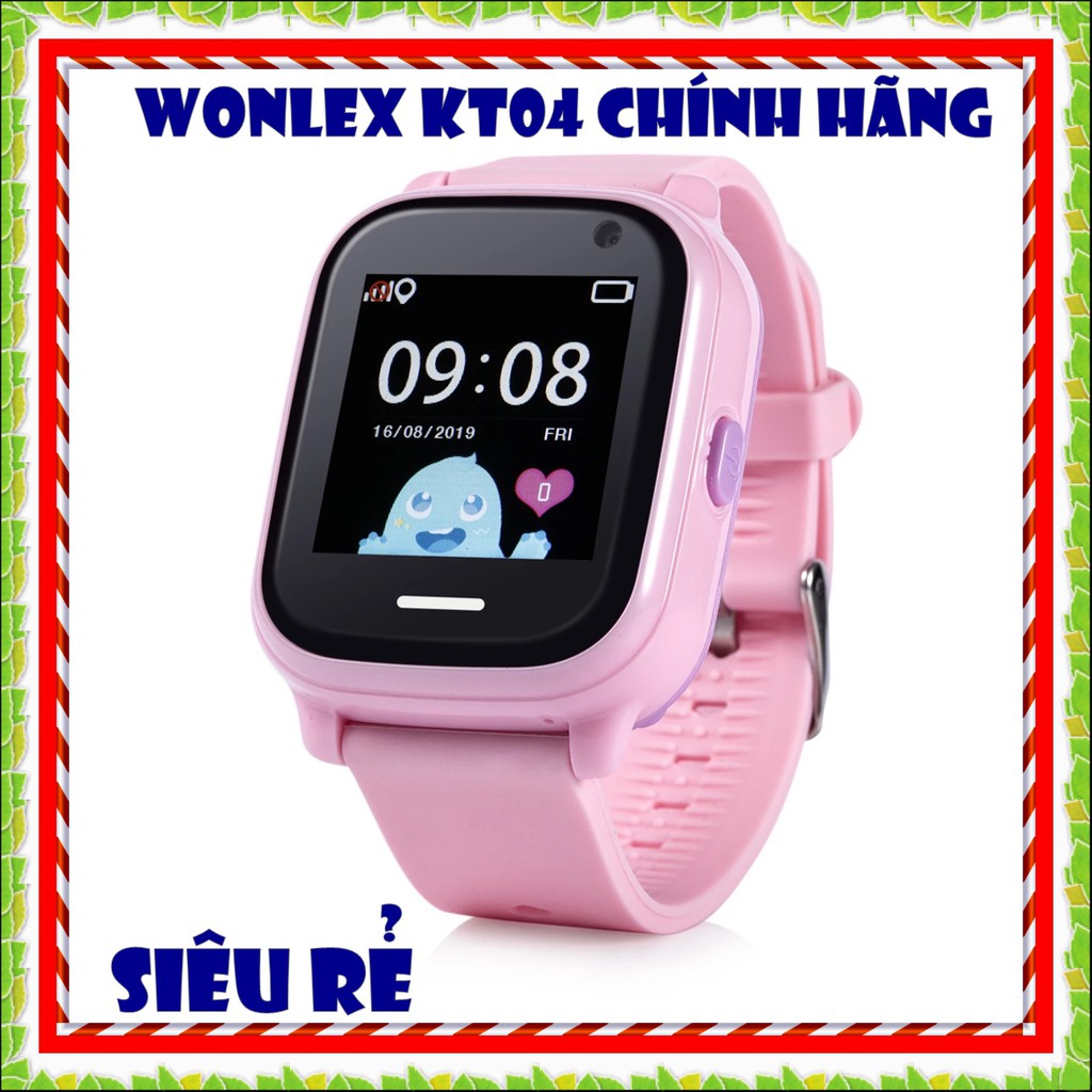 Đồng Hồ Định Vị WOnlex KT04 Màu Đen Chống nước