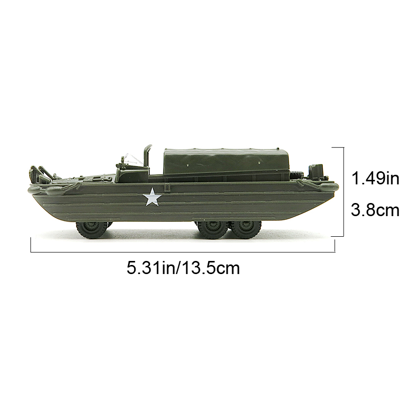 Mô Hình Xe Vận Chuyển US GMC DUKW-353 Tỉ Lệ 1 / 72