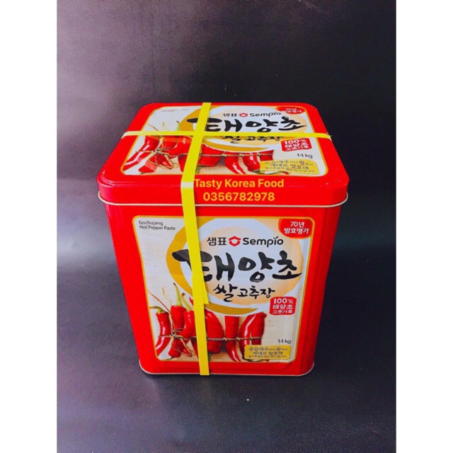 Tương Ớt Gochujang Sempio Thùng 14 kg