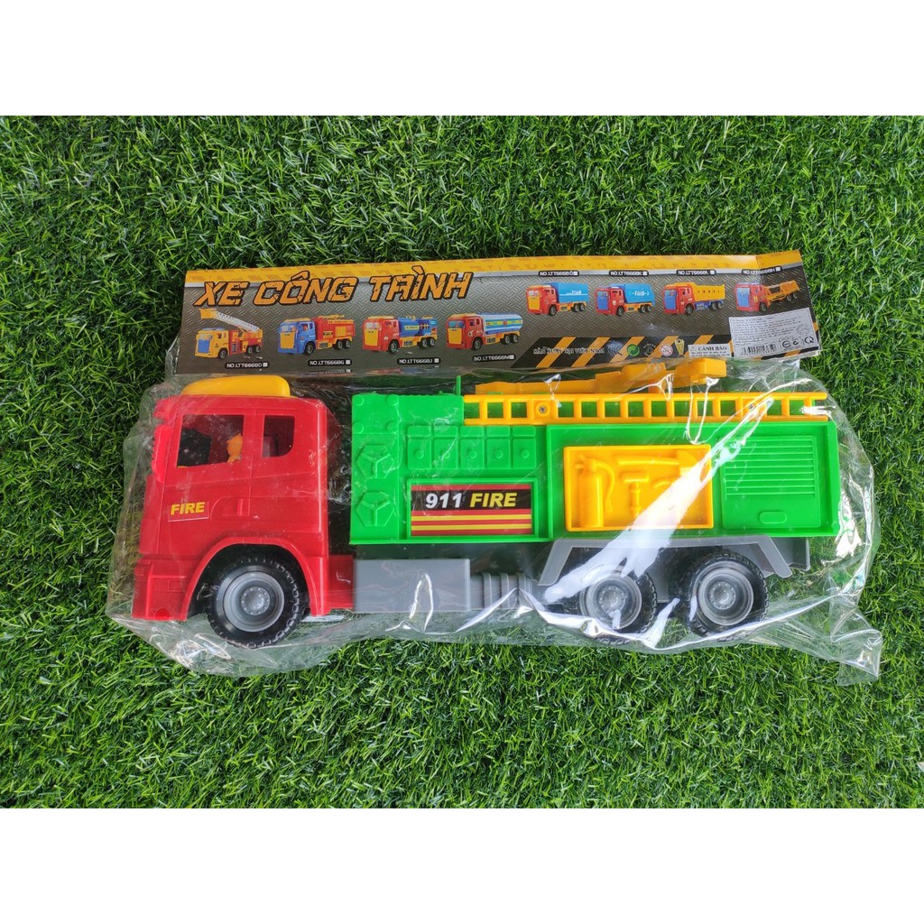 [Mã DOTR0521 giảm 10k] xe cứu hỏa thùng
