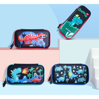Hộp bút 3D Uek cao cấp nhiều ngăn cho bé - Dinosaur